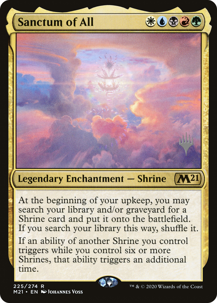 Sanctum of All (PPM21-225P) [Core Set 2021 Promos] Foil