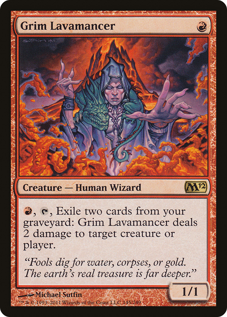 Grim Lavamancer (M12-145) [Magic 2012]