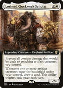 Losheel, Clockwork Scholar (Extended Art) (C21-345) [Commander 2021]