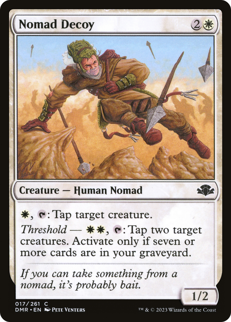 Nomad Decoy (DMR-017) [Dominaria Remastered] Foil