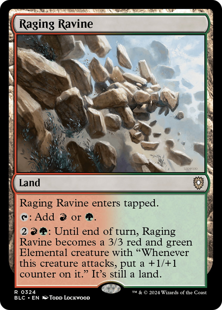 Raging Ravine (BLC-324) [Bloomburrow Commander]