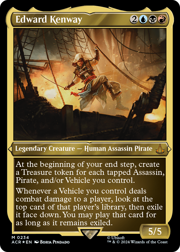 Edward Kenway (ACR-234) [Assassin's Creed] Etched Foil