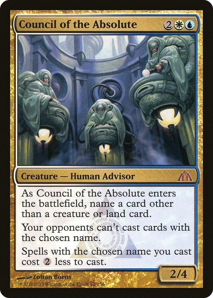 Council of the Absolute (DGM-062) [Dragon's Maze]