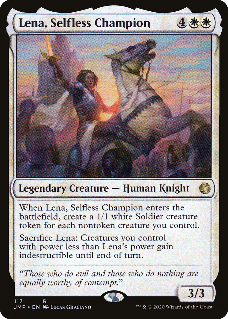 Lena, Selfless Champion (JMP-117) [Jumpstart]