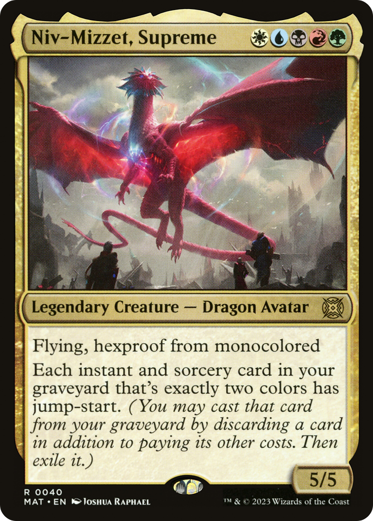 Niv-Mizzet, Supreme (MAT-040) [March of the Machine: The Aftermath] Foil