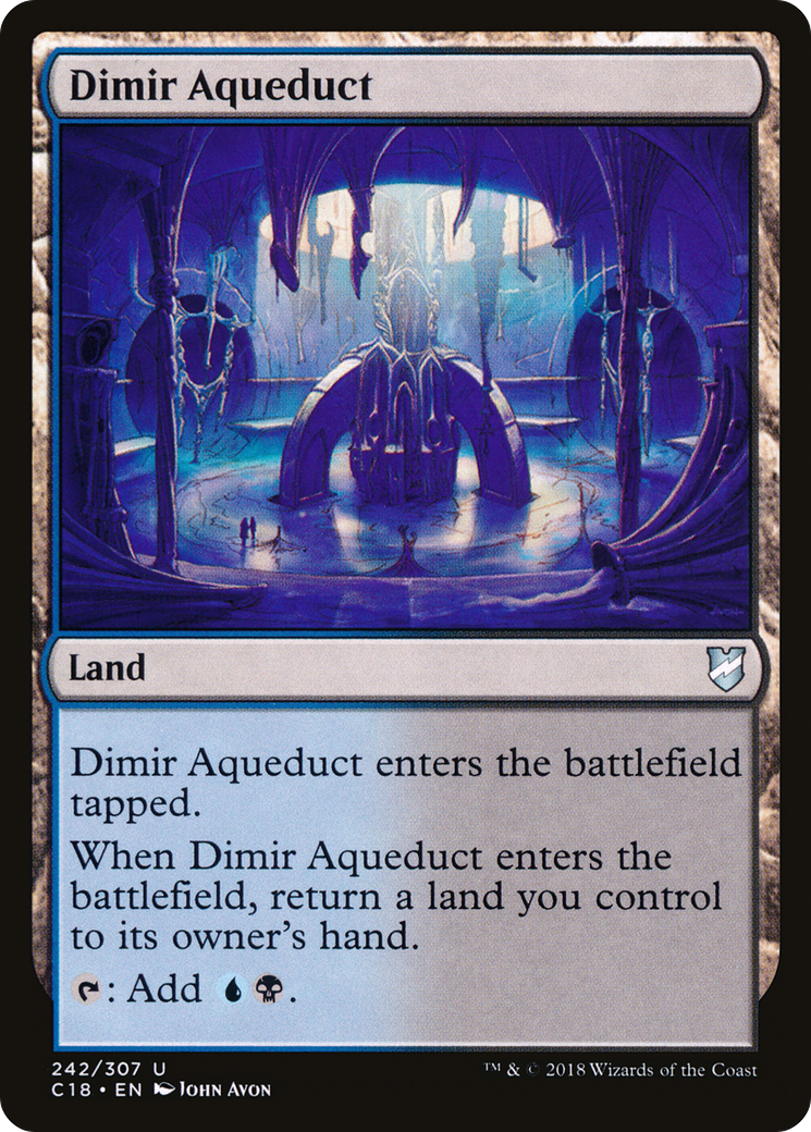 Dimir Aqueduct (C18-242) [Commander 2018]