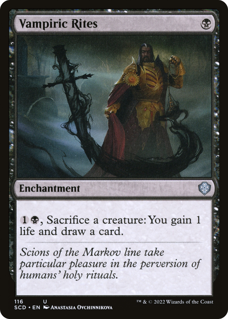 Vampiric Rites (SCD-116) [Starter Commander Decks]