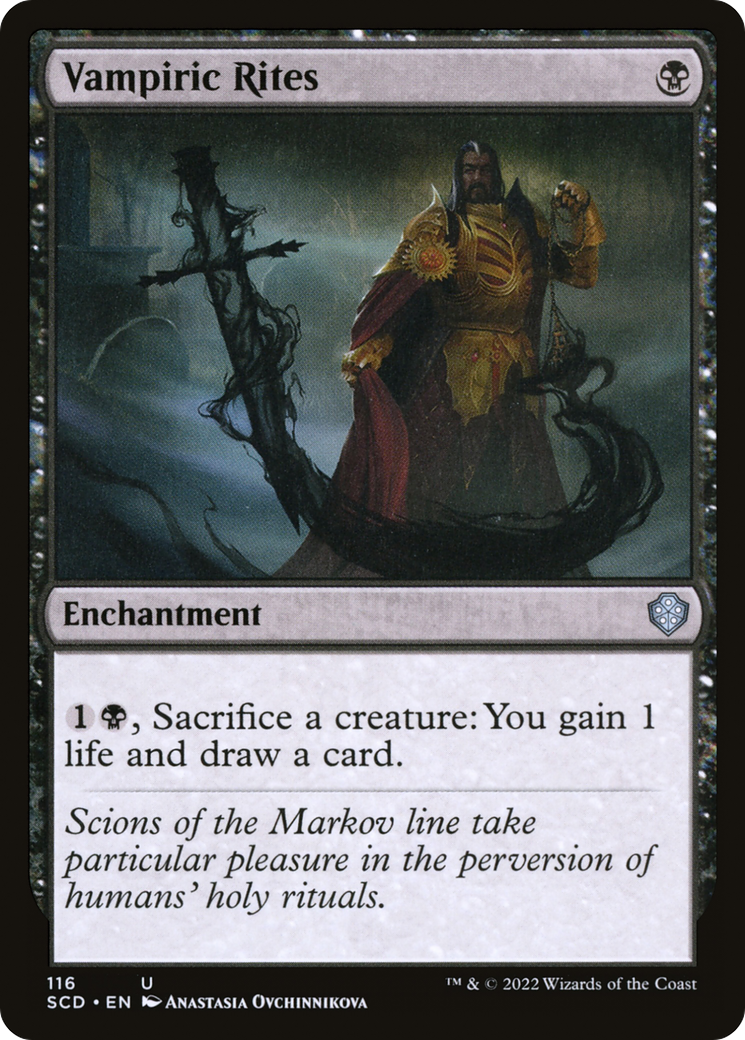 Vampiric Rites (SCD-116) [Starter Commander Decks]