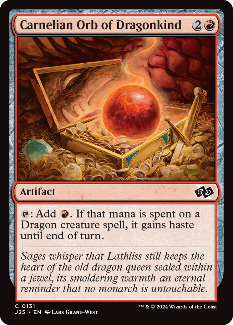 Carnelian Orb of Dragonkind (J25-131) [Foundations Jumpstart]