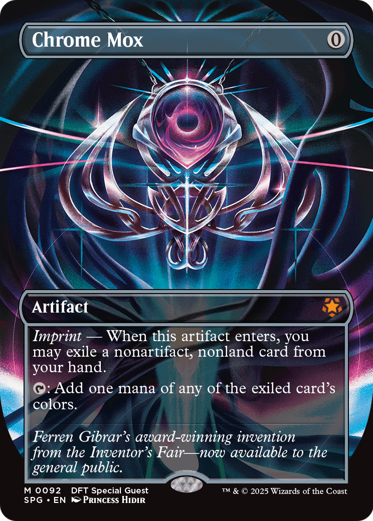 Chrome Mox (Borderless) (SPG-092) [Special Guests]