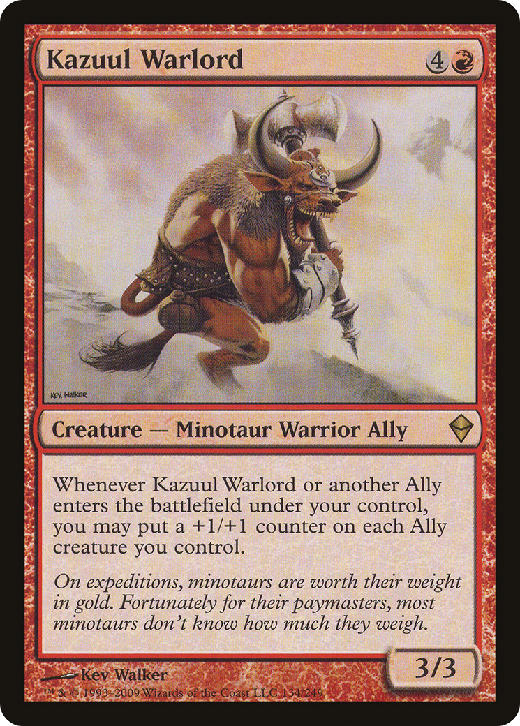 Kazuul Warlord (ZEN-134) [Zendikar]