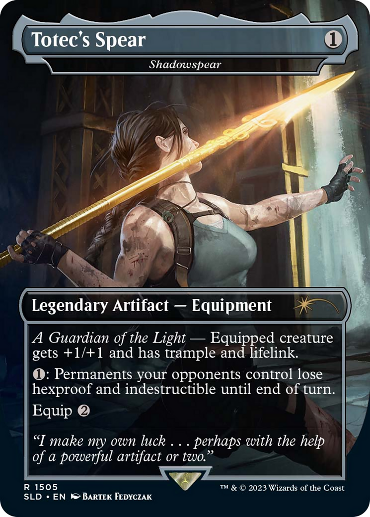 Shadowspear (SLD-1505) [Secret Lair Drop] / Totec's Spear (Borderless)