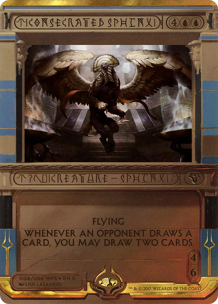 Consecrated Sphinx (MPS2-008) (Borderless) [Amonkhet Invocations] Foil