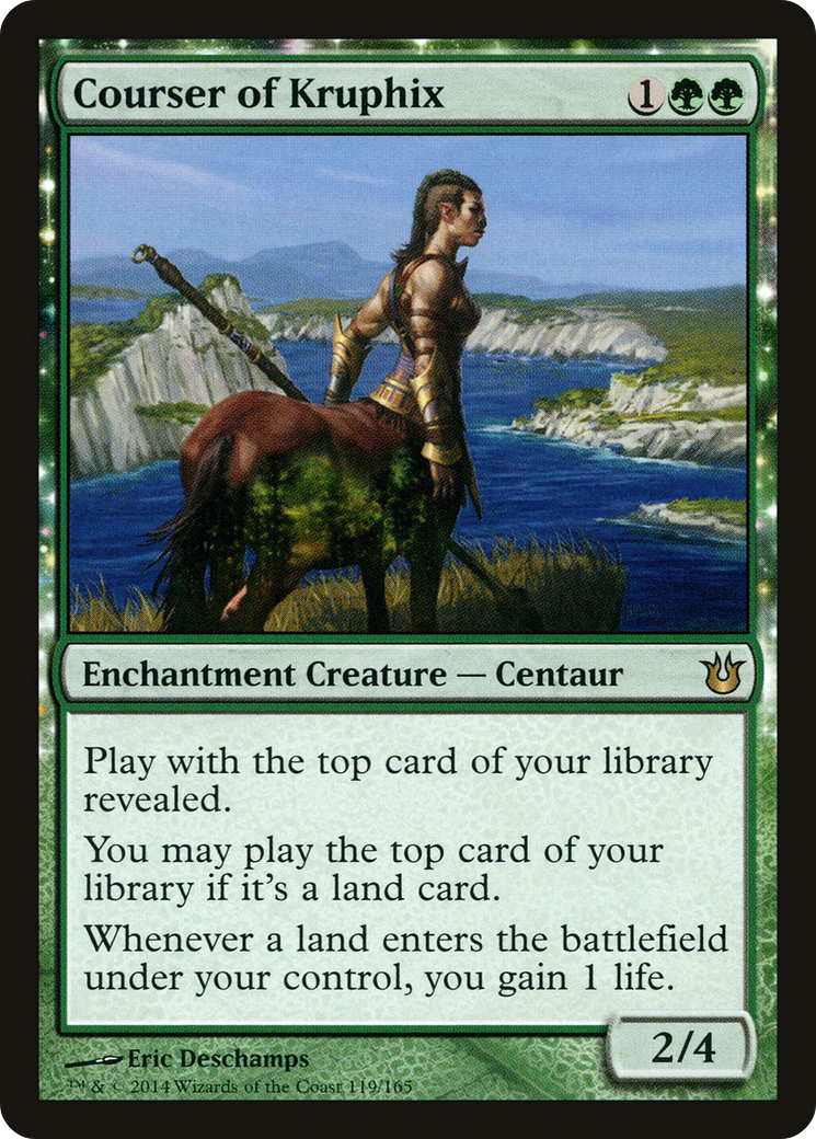 Courser of Kruphix (BNG-119) [Born of the Gods]: (enchantment)