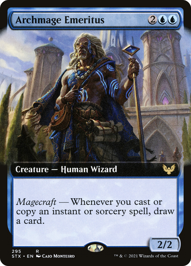Archmage Emeritus (Extended Art) (STX-295) [Strixhaven: School of Mages]