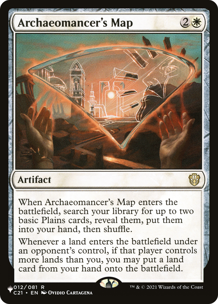 Archaeomancer's Map (LIST-C21-12) [The List]