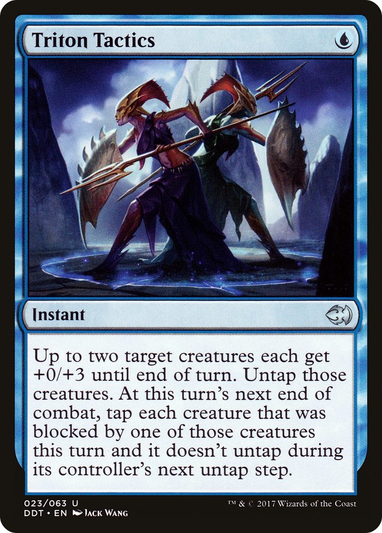 Triton Tactics (DDT-023) [Duel Decks: Merfolk vs. Goblins]
