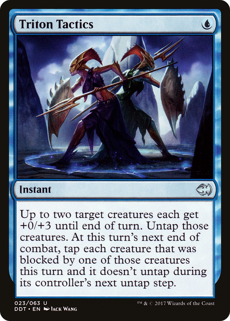 Triton Tactics (DDT-023) [Duel Decks: Merfolk vs. Goblins]