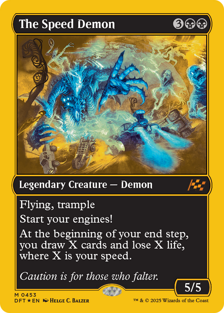 The Speed Demon (DFT-453) [Aetherdrift] Foil