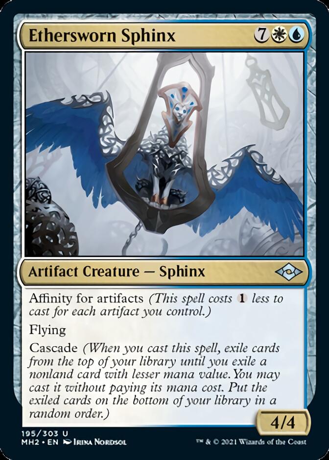 Ethersworn Sphinx (MH2-195) [Modern Horizons 2] Foil