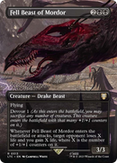 Fell Beast of Mordor (Borderless) (LTC-513) [Tales of Middle-earth Commander] (Borderless) Foil