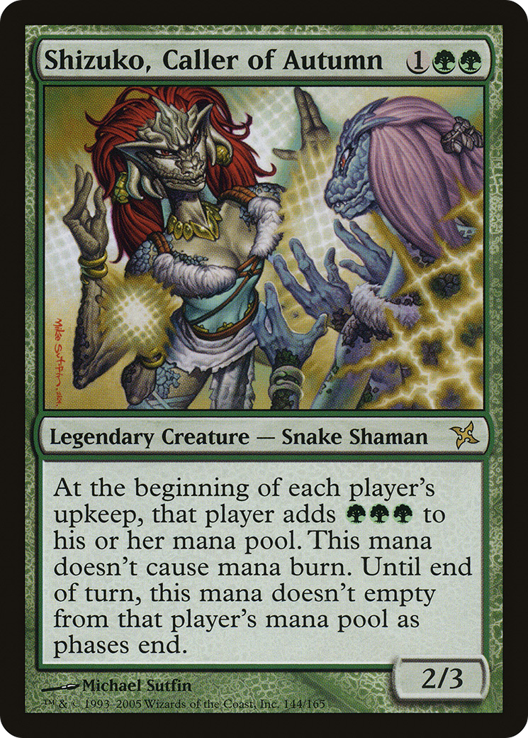 Shizuko, Caller of Autumn (BOK-144) [Betrayers of Kamigawa]