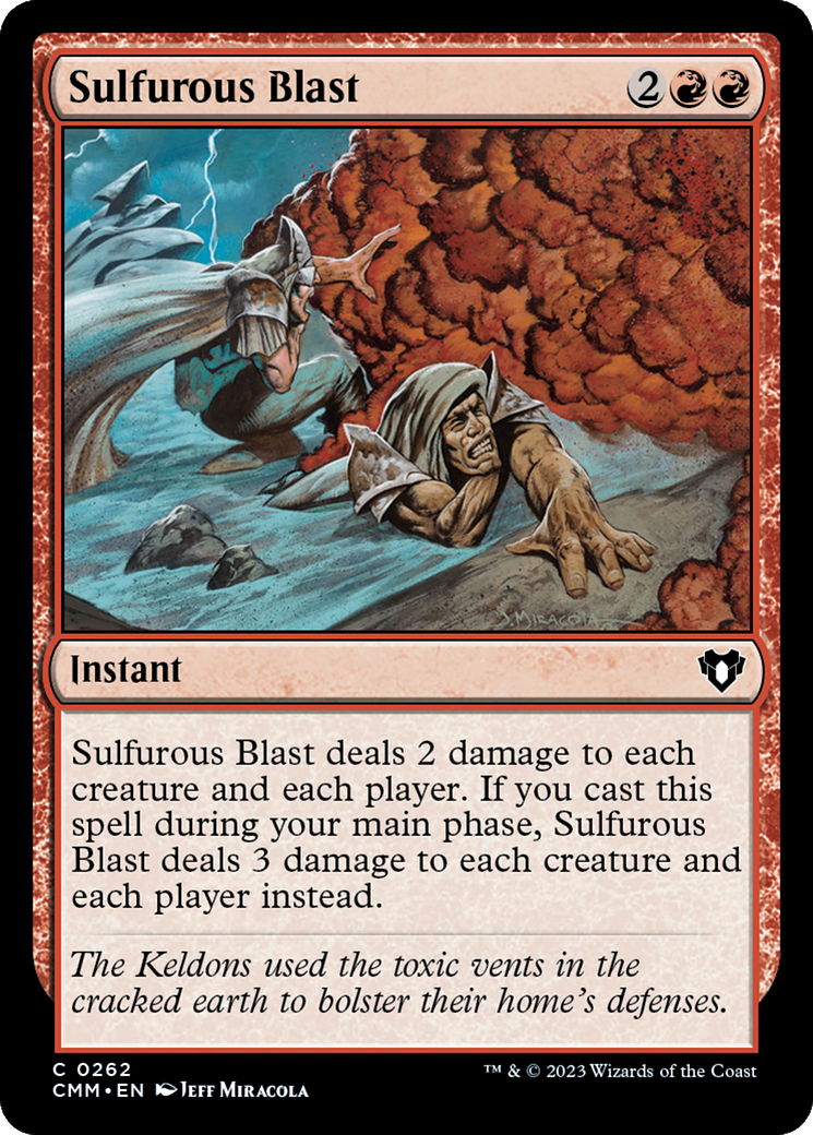 Sulfurous Blast (CMM-262) [Commander Masters]