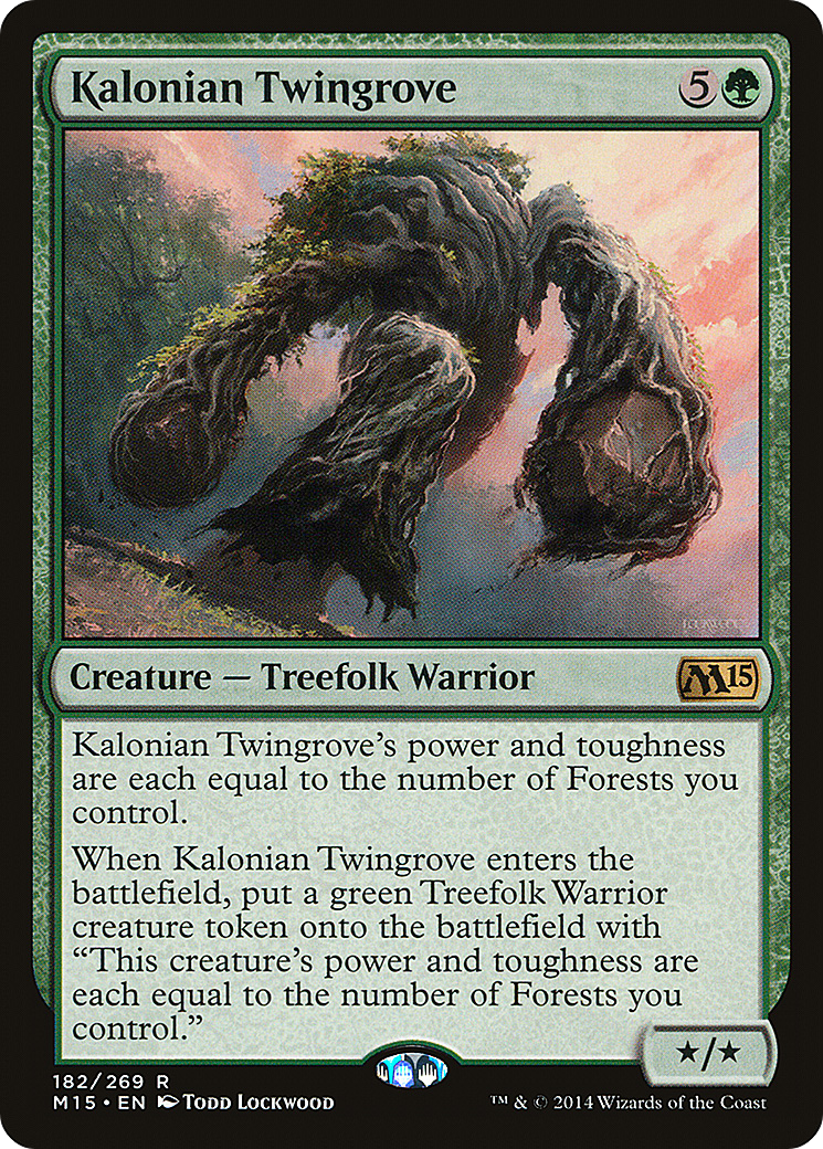 Kalonian Twingrove (M15-182) [Magic 2015] Foil
