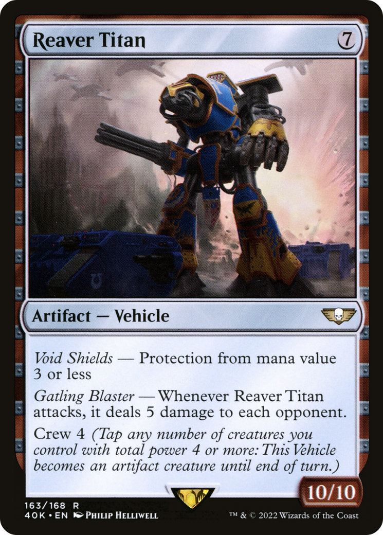 Reaver Titan (40K-163) [Warhammer 40,000 Commander]