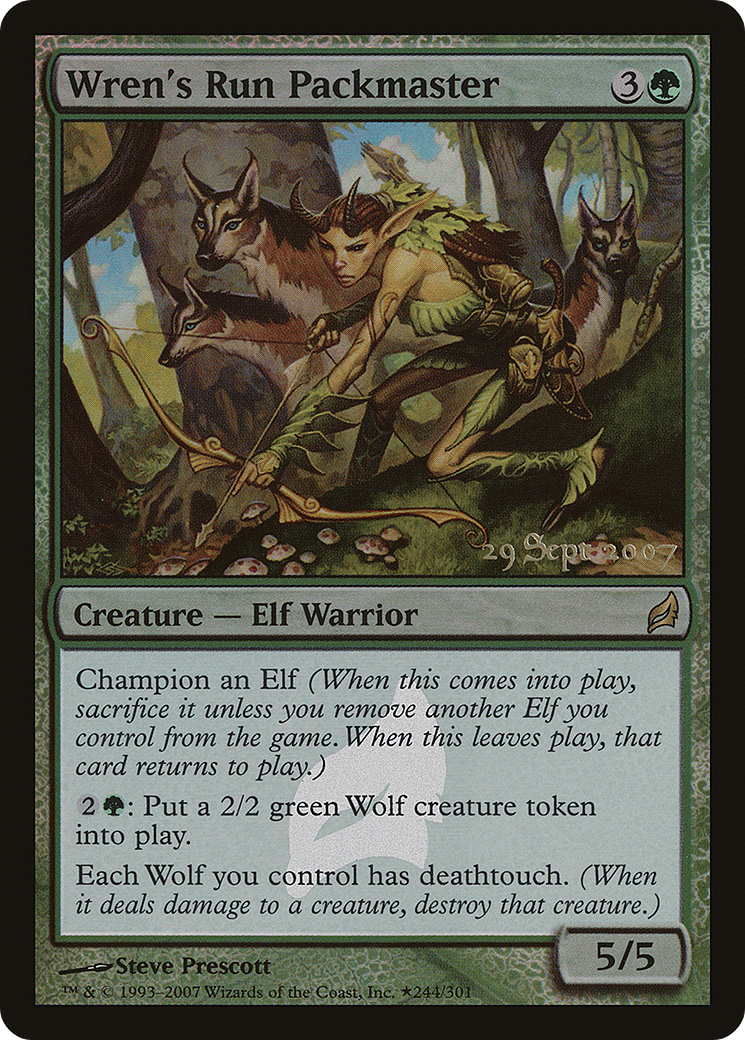 Wren's Run Packmaster (PRE-244★) [Lorwyn Promos] Foil