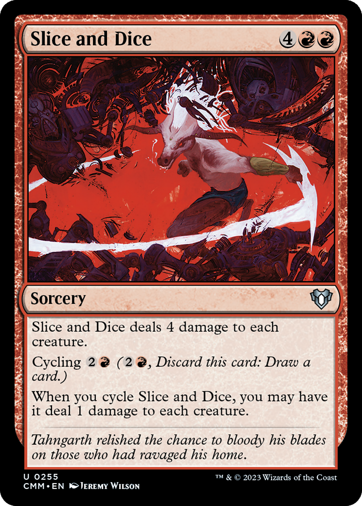 Slice and Dice (CMM-255) [Commander Masters] Foil