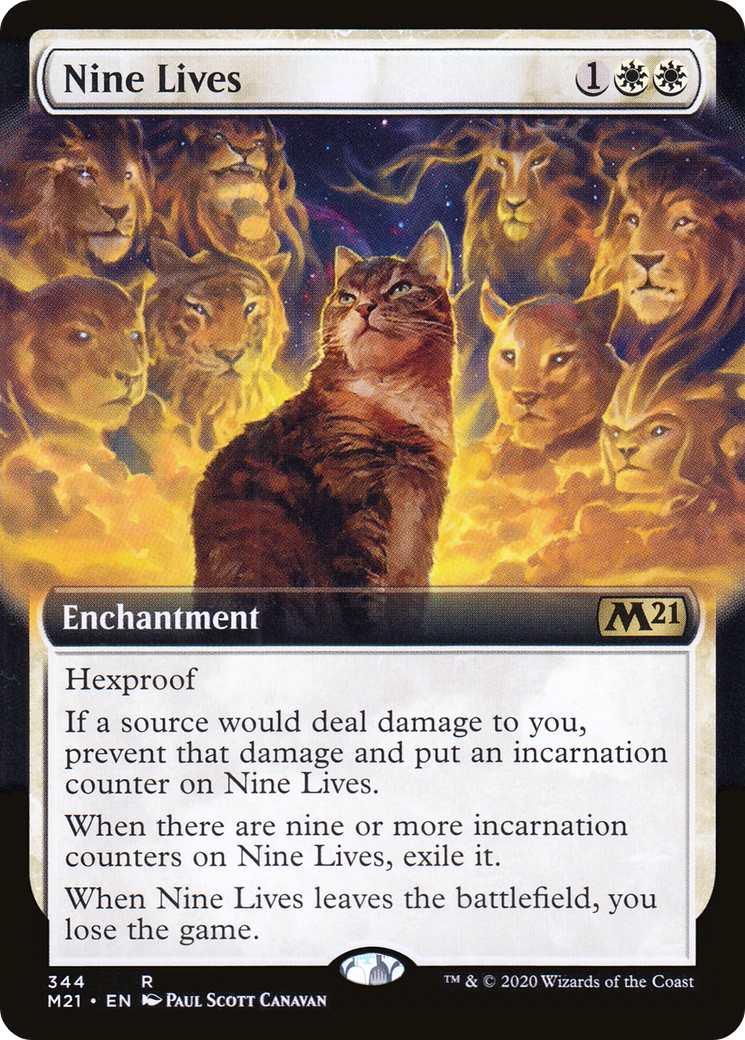 Nine Lives (Extended Art) (M21-344) [Core Set 2021]