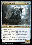 Granite Witness (MKM-206) [Murders at Karlov Manor] Foil