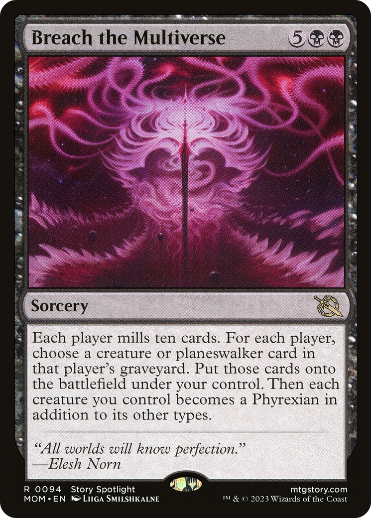 Breach the Multiverse (MOM-094) [March of the Machine] Foil
