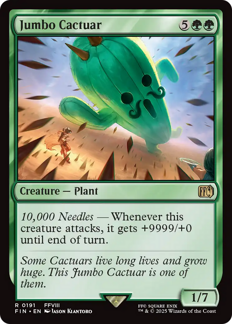 Jumbo Cactuar (FIN-191) [FINAL FANTASY] Foil