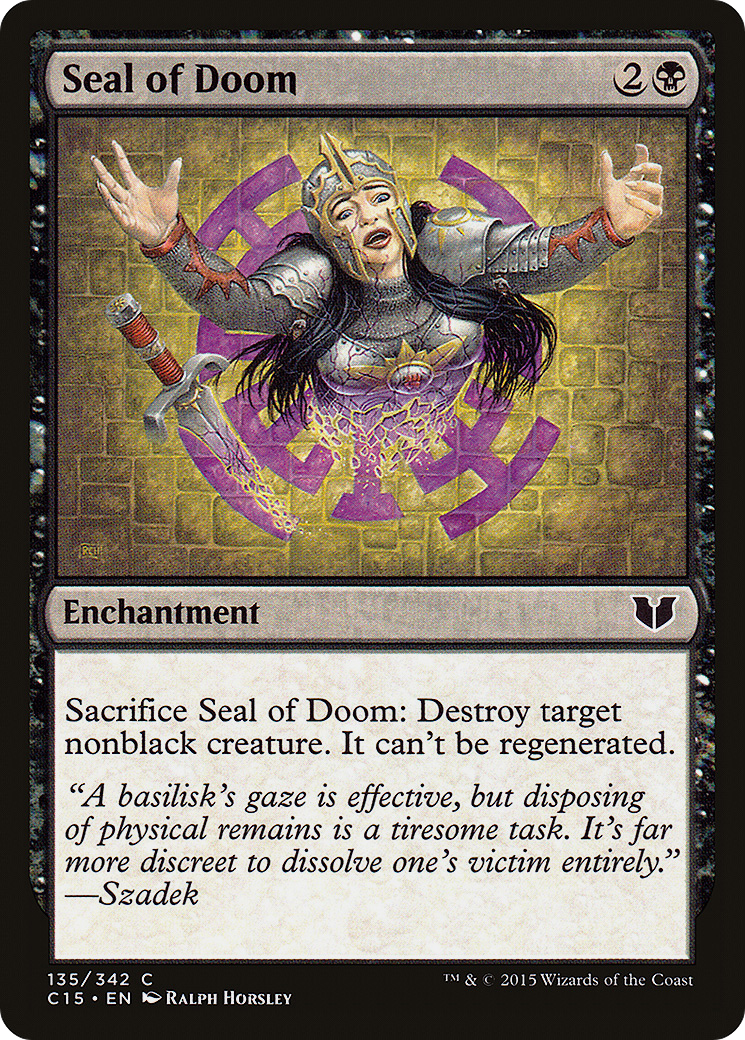 Seal of Doom (C15-135) [Commander 2015]