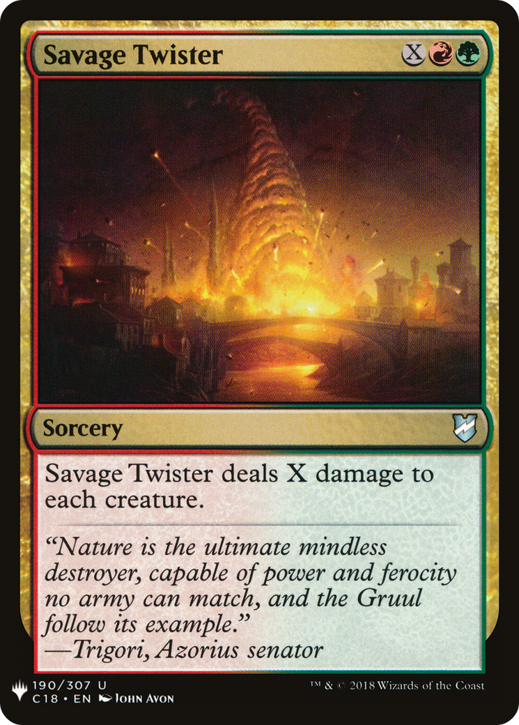 Savage Twister (LIST-C18-190) [The List]