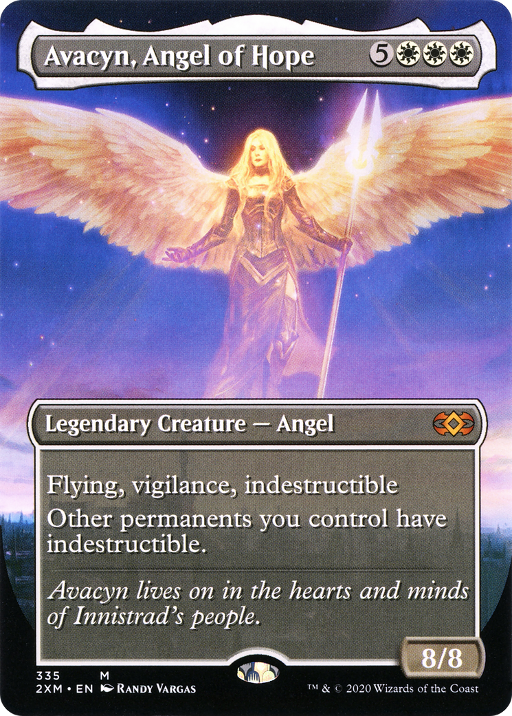 Avacyn, Angel of Hope (2XM-335) (Borderless) [Double Masters]
