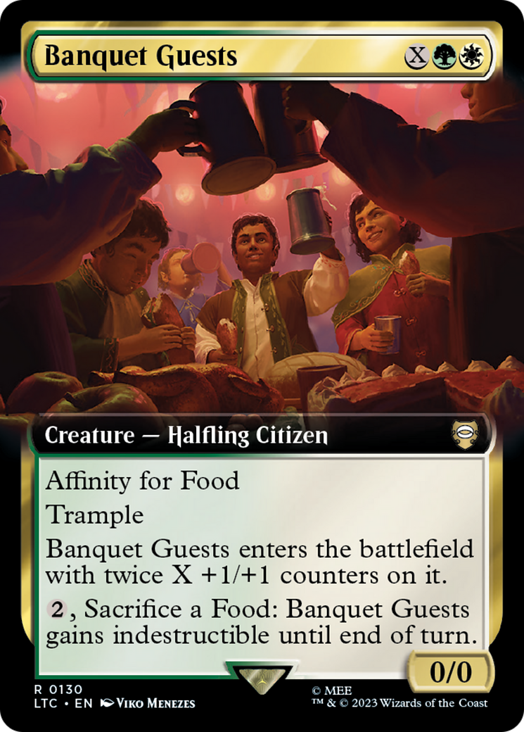 Banquet Guests (Extended Art) (LTC-130) [Tales of Middle-earth Commander]