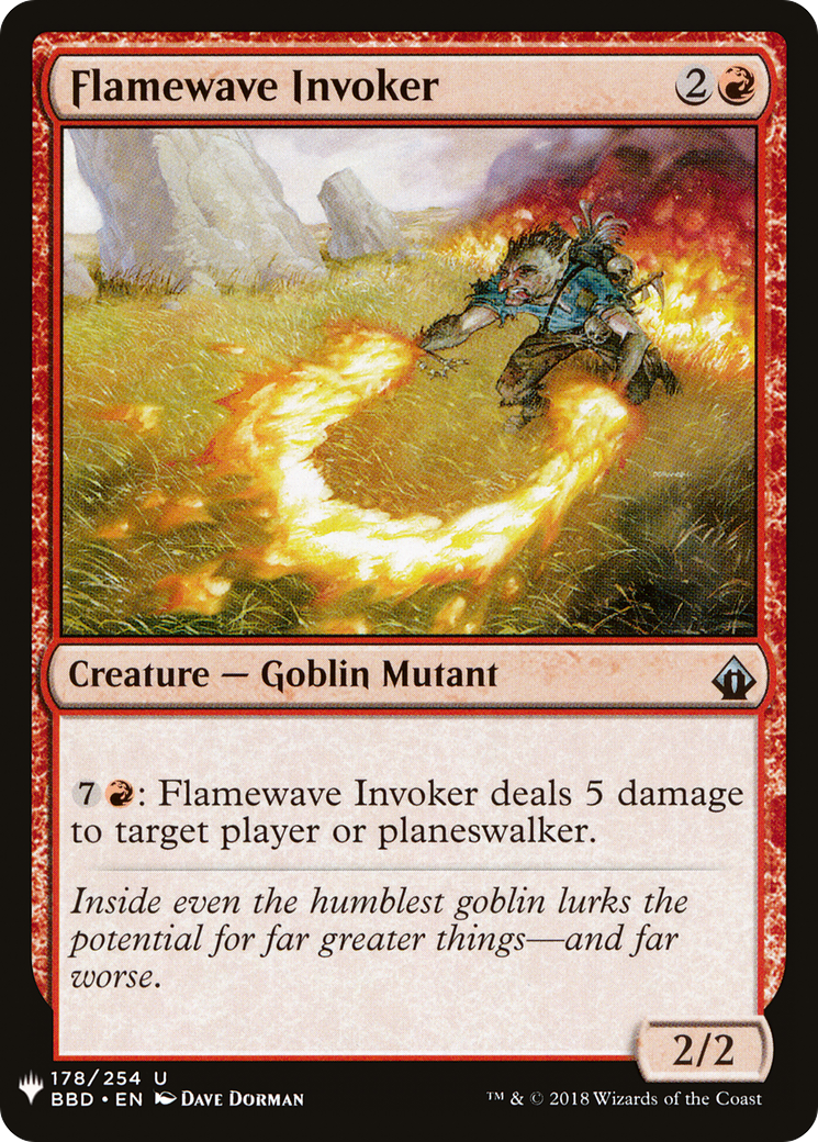 Flamewave Invoker (LIST-BBD-178) [The List]