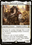 Losheel, Clockwork Scholar (C21-018) [Commander 2021]