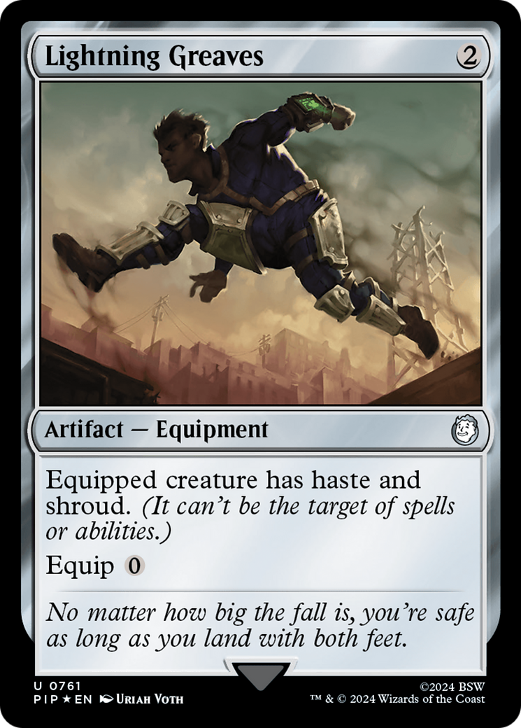 Lightning Greaves (PIP-761) [Fallout] Foil