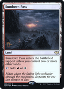Sundown Pass (PRE-266) [Innistrad: Crimson Vow Promos] Foil