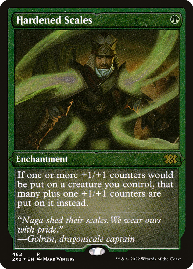 Hardened Scales (Foil Etched) (2X2-462) [Double Masters 2022] Foil