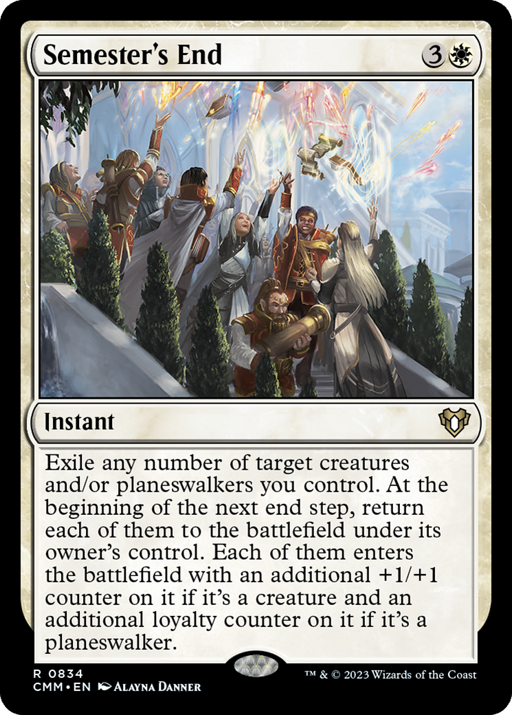 Semester's End (CMM-834) [Commander Masters]
