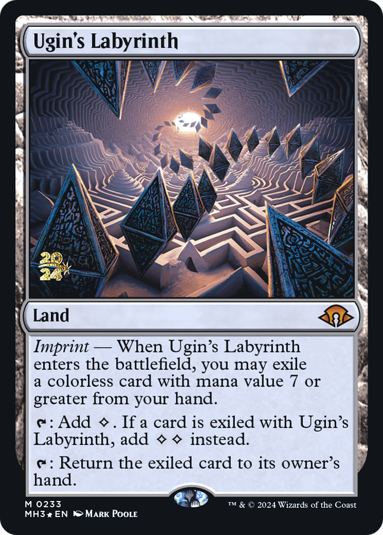 Ugin's Labyrinth (PRE-233S) [Modern Horizons 3 Promos] Foil
