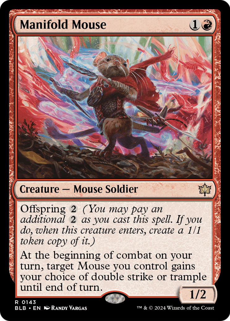 Manifold Mouse (BLB-143) [Bloomburrow]
