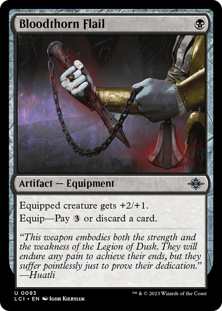 Bloodthorn Flail (LCI-093) [The Lost Caverns of Ixalan] Foil