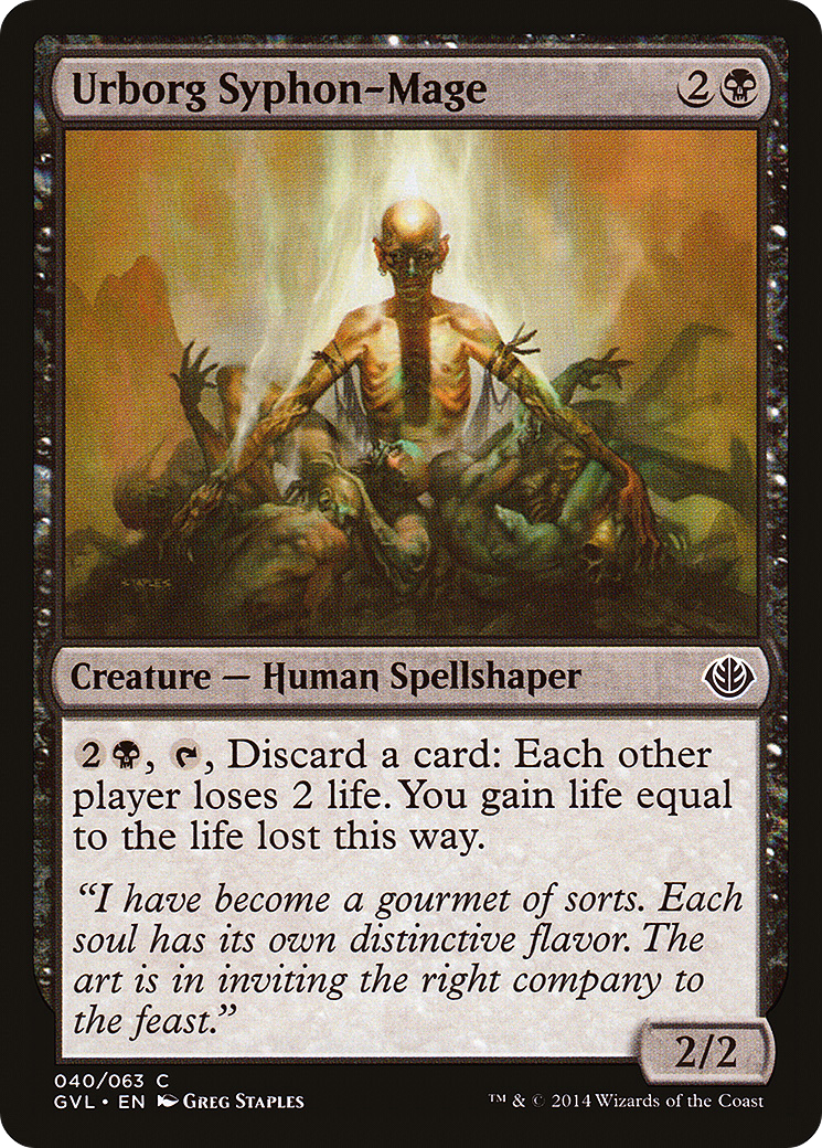 Urborg Syphon-Mage (DD3-040) [Duel Decks Anthology: Garruk vs. Liliana]