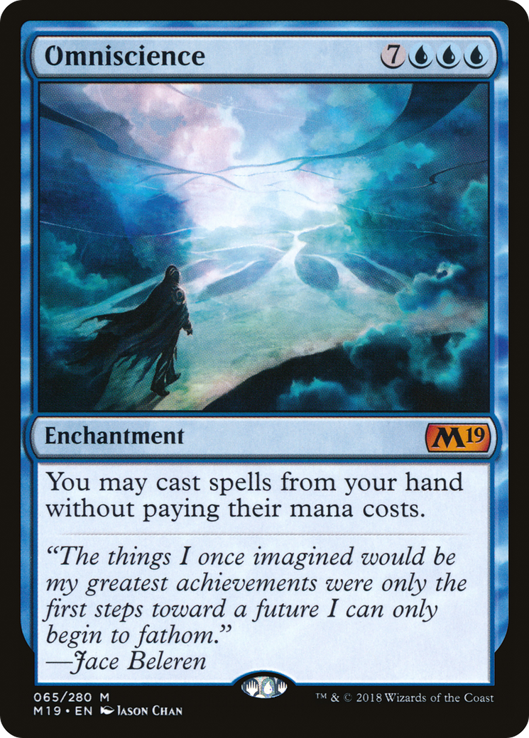 Omniscience (M19-065) [Core Set 2019]